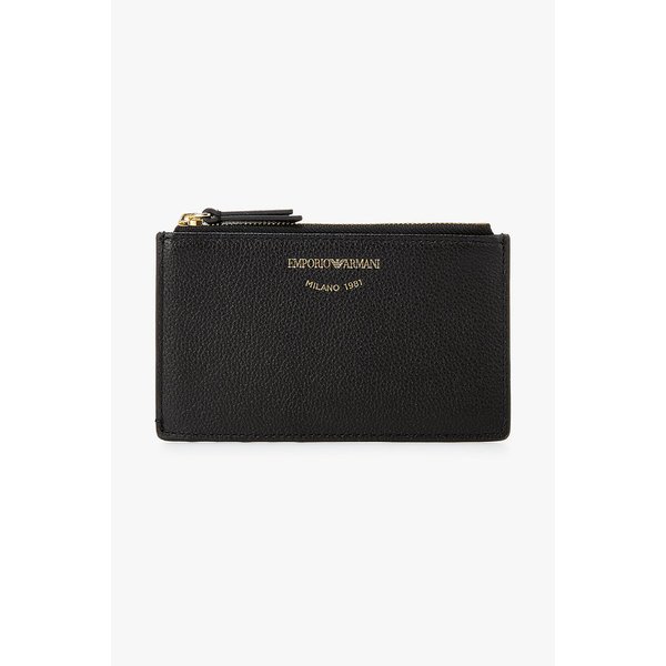 여성 텀블 레더 지퍼드 카드 홀더 A525334504000