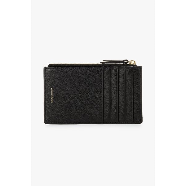 여성 텀블 레더 지퍼드 카드 홀더 A525334504000