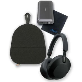 미국 소니 헤드셋 Sony WH-1000XM5 Wireless Noise Cancelling Over Ear Headphone Bundle with