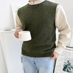 남성기본울데일리 니트조끼베스트 2L-OTT 1017
