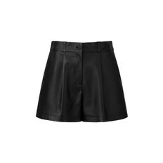 Italian nappa Lambskin Short pants_Black