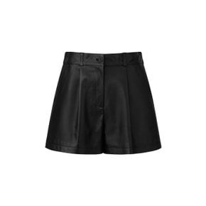 Italian nappa Lambskin Short pants_Black