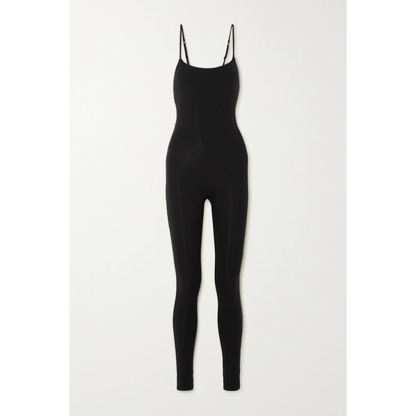 자리아  피마 코튼 저지 점프수트 블랙 1647597316883632