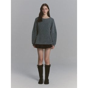 Angora Flare Sweatshirt Charcoal