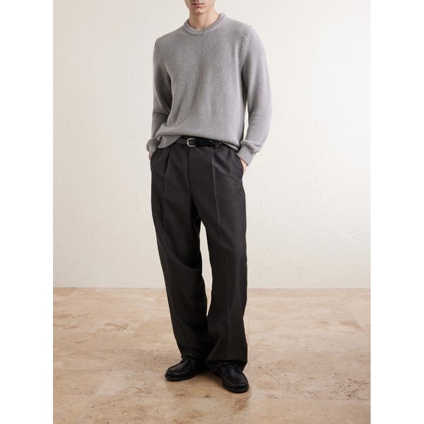 코튼 슬림핏 스웨터 46376663163019168