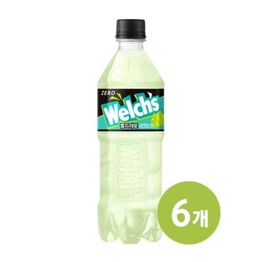 글로벌푸드 [농심]웰치스 제로 샤인머스캣 (600ml x 6개)