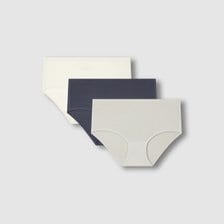 JAJU 여 모달 노라인 힙허거 팬티 3매 J41N9012200AW