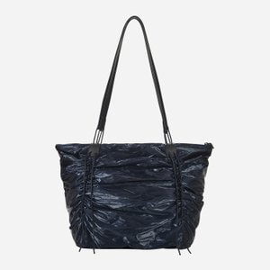 KWANI Deborah Ruched Bag Navy