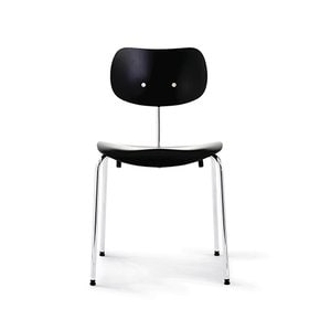 SE68 SU stackable Black Stained/Chrome Frame
