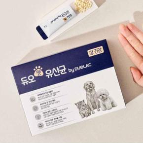 듀오펫 강아지 유산균 사료 반려 동물 30포