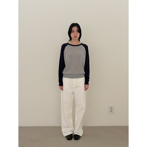 Viscose Raglan Knit_Navy
