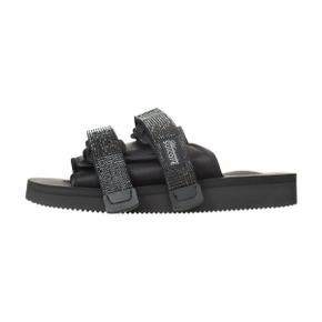 BLUMARINE Suicoke Moto Slides (Black)