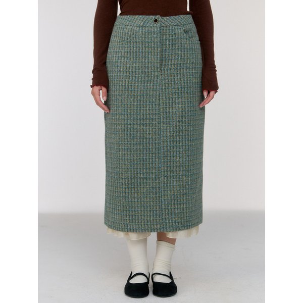 Bella Organza Skirt (Green)