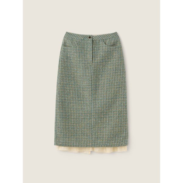 Bella Organza Skirt (Green)