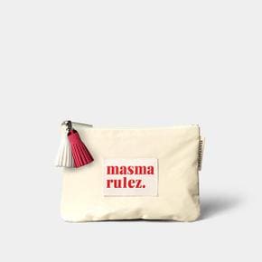 /마스마룰즈 Basic pouch _ 글리터리 베이지