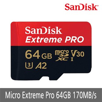 샌디스크 샌디스크정품 Micro Extreme PRO 64GB/200MB/s QXCU