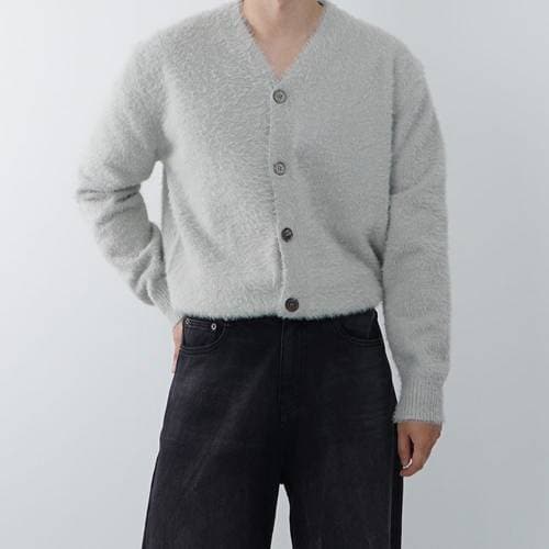 오엔엘 / 남자앙고라가디건 남자오버핏가디건