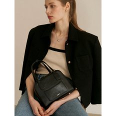 Cayley Boston Bag Leather Black