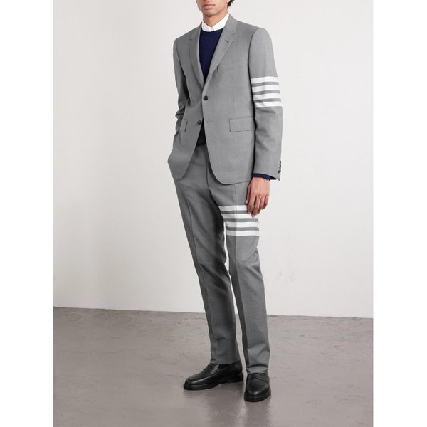 슬림핏 스트라이프 캐시미어 스웨터 982282