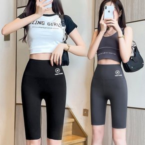 여성 여름레깅스 반바지레깅스 5부 쿨링 숏 레깅스 ODM-LGS005