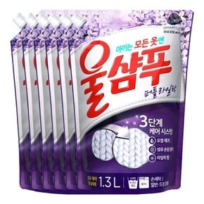 애경 울샴푸 퍼플라일락 리필 1.3L X 6개