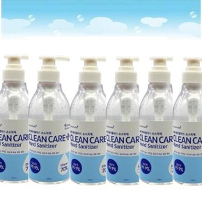 손소독 핸드케어 클린케어플러스 겔타입 손소독겔 6개 손소독제 500ml