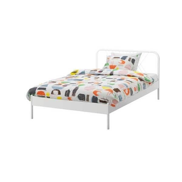 NESTTUN 네스툰 슈퍼싱글침대 풀세트(포켓매트리스) 120x200cm/고급형매트리스포함/슈싱/침실가구