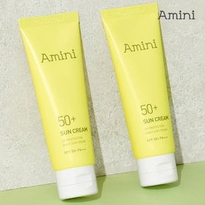 데일리 저자극 수분 콜라겐 선크림 50ml(SPF50+)2개