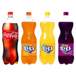 [한번에먹자] 코카콜라 1.5L + 환타 오렌지 1.5L + 환타 파인애플 1.5L +