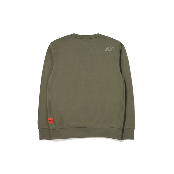 [시흥점] 빈티지 스몰 로고 맨투맨 카키 SDUMRFO04KHK