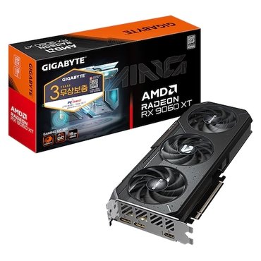 기가바이트 라데온 RX 9060 XT Gaming OC D6 16GB 피씨디렉트