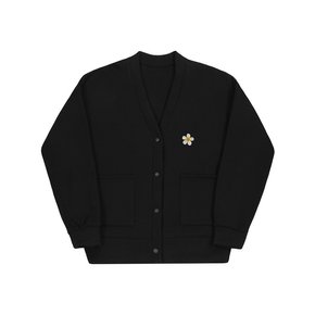 [UNISEX]플라워도트 자수 스웻 가디건_3color