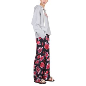 Womens Pants PIJAMA PANTS WITH FLORAL PATTERN MULTICOLOUR PAMA0343I0_UTV908SRN99