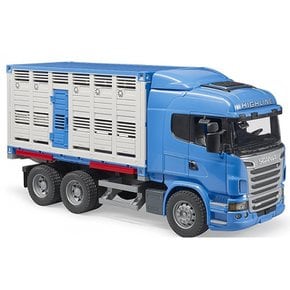 Bruder Scania r-serie 03549 - Truck betaillere with 1 Pet - Blue