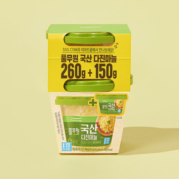 [SSG단독] 다진마늘 410g (260g+150g)