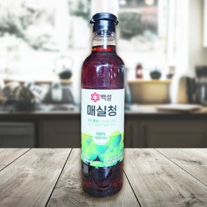 CJ 백설 매실청 1.025kg 더욱 진한 색감과 깊은 단맛