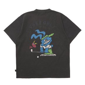 T-SHIRT MASTER RABBIT CHARCOAL 욜프 티셔츠 마스터 래빗 차콜