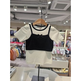 래핑차일드 [파주점] (BK) 레이어드 반팔티 8631933178