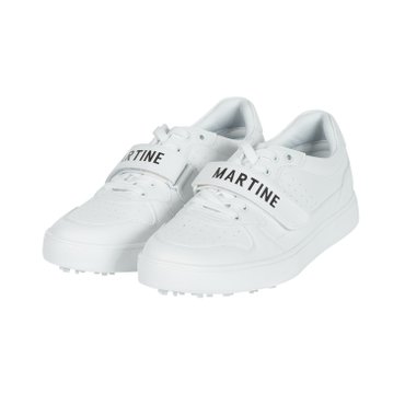 MARTINE GOLF [정상가 298000원]남성 스파이크리스 스니커즈 화이트 (QMADSH10131)