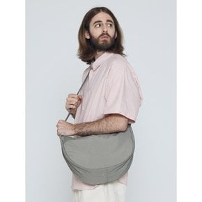 CB HALF CIRCLE BIG CROSS BAG (GRAY)