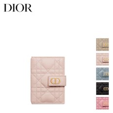 디올 Dior Caro Dandelion 카드 홀더 지갑 월렛