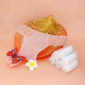 화이트 일회용 팬티 위생 여행 출장 휴대 산뜻한