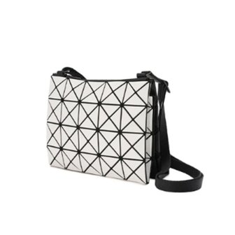 바오바오 BAOBAO ISSEY MIYAKE 24SS DUO SHOULDER BAG / BB46AG811 (White/Black)