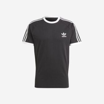  아디다스 아디컬러 클래식 삼선 티셔츠 블랙 - KR 사이즈 Adidas Adicolor Classics 3-Stripes T