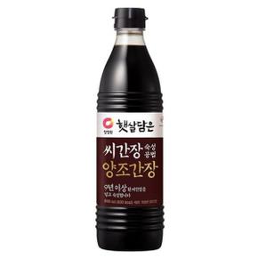 청정원 햇살담은 씨간장숙성 양조간장 840ml