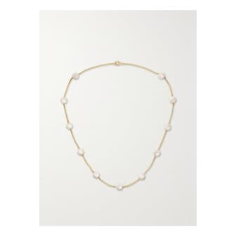 MIKIMOTO 미키모토 18-karat Gold Pearl Necklace 화이트 1647597288411503