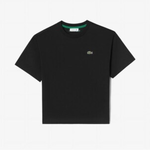 라코스테 (여성) 루즈핏 반팔티셔츠 TF836E -54G 031 (블랙)