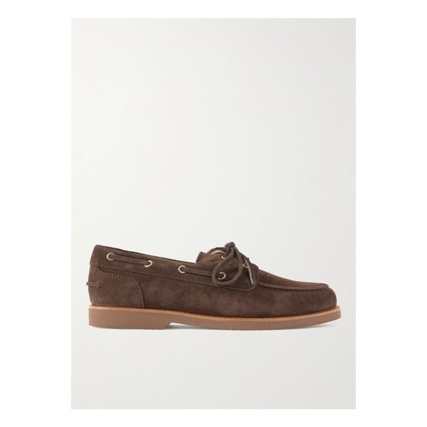 브루넬로쿠치넬리 스웨이드 보트 슈즈 46376663162869091