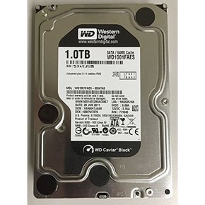 (웨스턴 디지털) WD 블랙 3.5인치 HDD 1TB SATA 7200 64M 512 WD1001FAES 스피닝 캐시