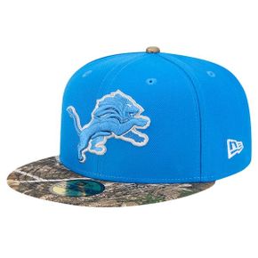 [해외] 1080217 NFL [디트로이트 라이언스] Blue Active TwoTone Camo 59FIFTY Fitted Hat